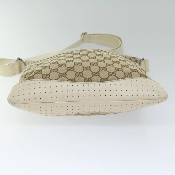 GUCCI GG Canvas Shoulder Bag Beige 145857 Auth 61246 - Picture 5 of 16